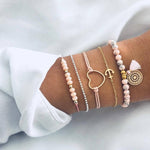 Women Stone Jewelry Bracelet Sets