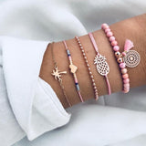 Women Stone Jewelry Bracelet Sets