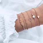 Women Stone Jewelry Bracelet Sets