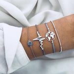 Women Stone Jewelry Bracelet Sets