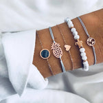 Women Stone Jewelry Bracelet Sets