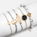 Women Stone Jewelry Bracelet Sets