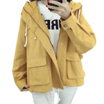 Women's Classic Hooded Trench Coat